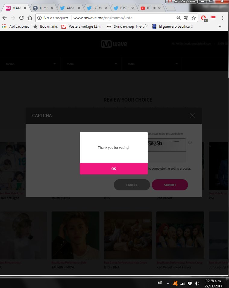 Alice_Rtz's tweet photo. It's 02:29 a.m. here and I've been voting and streaming MicDrop nonstop! C'mon ARMYs! Lets keep voting!! I want to see that GAP DECREASING!
@BTS_twt #VOTE_BTS_MAMA #VOTEARMY #BTSxARMY #MAMA_VOTE_BTS #VOTEBTSMAMA #BTS_VOTE_1126 #BTS_VOTE_1127 #ARMY_UNITE_FOR_BTS #MicDropRemix https://t.co/NgZxKvoGcT