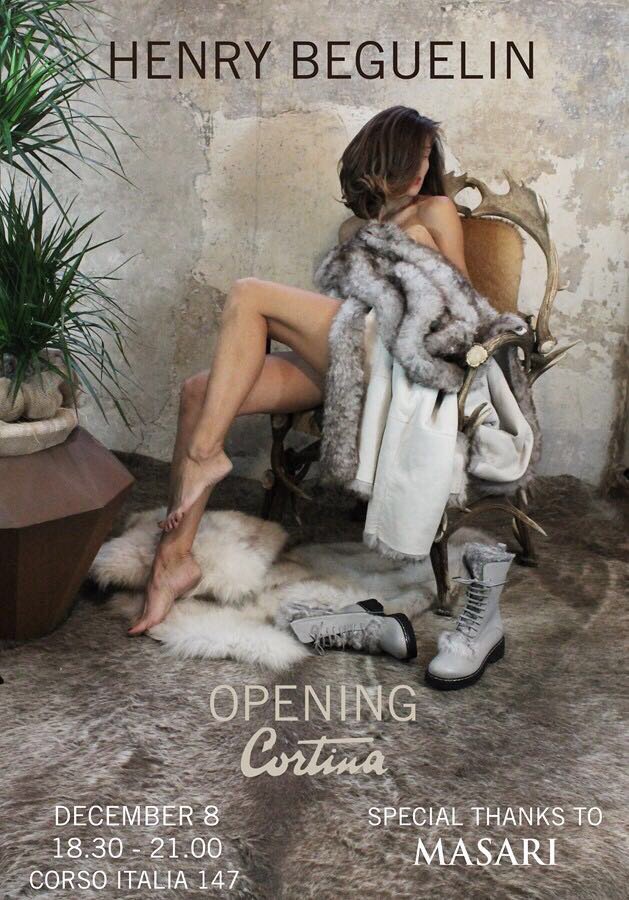Ready for the opening of our new Henry Beguelin boutique in Cortina D'Ampezzo, Corso Italia 147!December 8, 2017 h. 18.30-21 for Cortina Fashion Weekend. Come to visit us