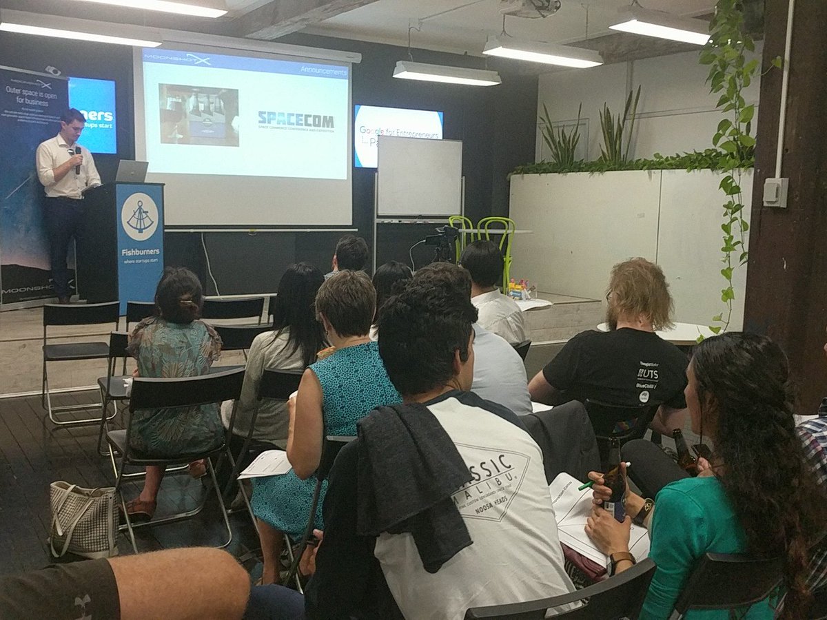 jwtuckr's tweet photo. moonshotspaceco: RT TwoQuirkyWheels: #gem02 MoonshotX @ Fishburners in Sydney! https://t.co/hVgjAc4WMp