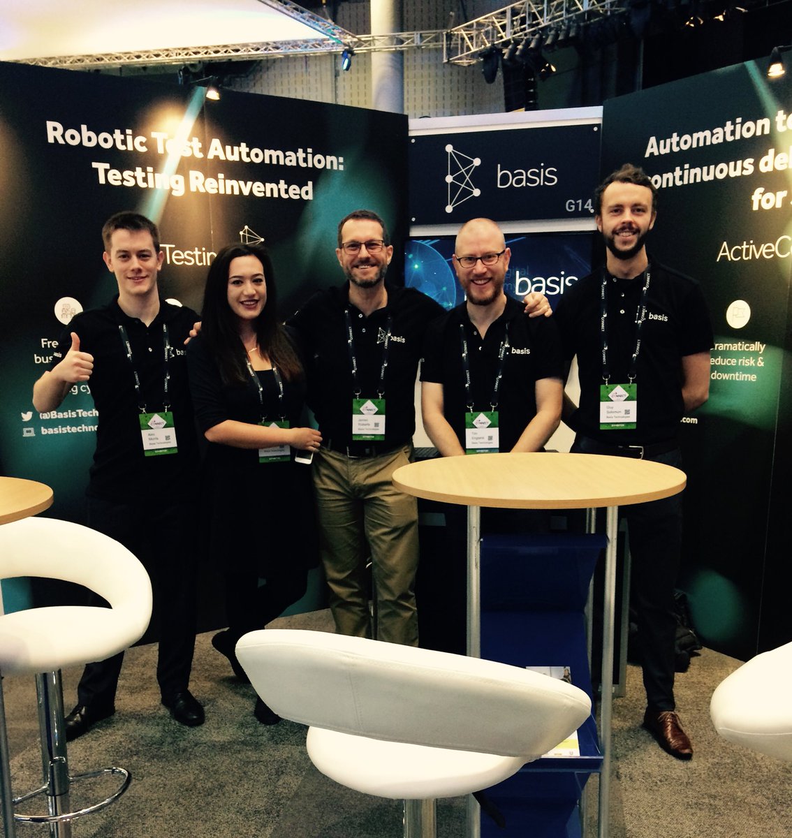 BasisTechLtd's tweet photo. Meet the dream team representing Basis Technologies @SAPUserGroup #Connect17 https://t.co/tPYrzIphyf