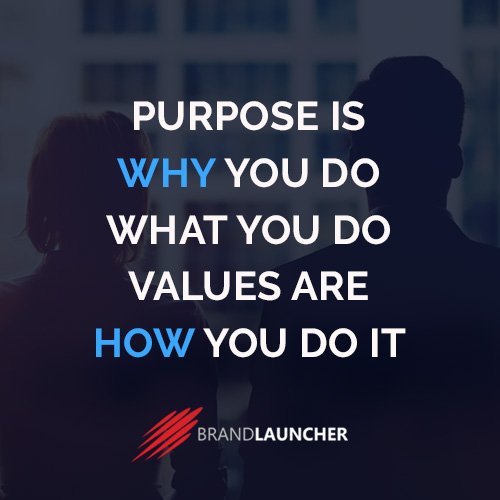 askjongoldman's tweet photo. Purpose is WHY you do what you do; Values are HOW you do it https://t.co/834aGQKENp https://t.co/PqIVywH1ib