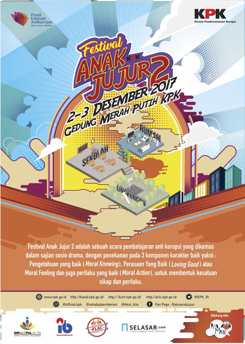 Bagaimana jika anak-anak dihadapkan pada suatu konflik yang muncul secara tiba-tiba? Bagaimana mereka menghadapinya?
Yuk daftar ke Festival Anak Jujur dan temukan jawabannya!