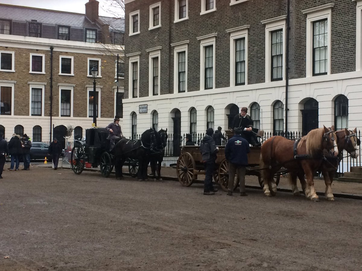Filming in Trinity Square <a href="/se1/">SE1 - @se1.news on Bluesky</a>