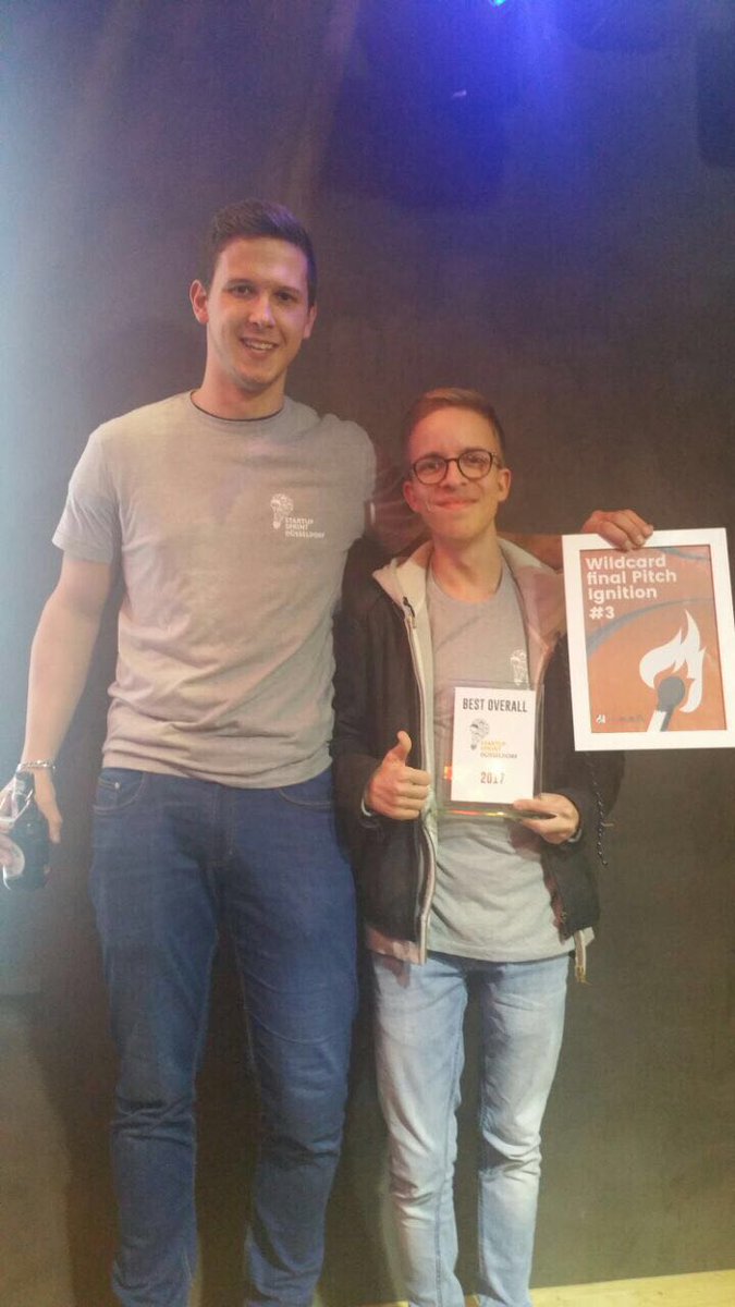 digihub_de's tweet photo. Herzlichen Glückwunsch an das Team HoliWork für den best overall award beim @Startup_Sprint #Duesseldorf & die Wildcard für den Final Pitch für unser Ignition Programm. Wir sind gespannt auf eure Idee! #IgnitionDus #startups #Digitalisierung #holiwork #accelerator #startupsprint https://t.co/FkAtONSiNX