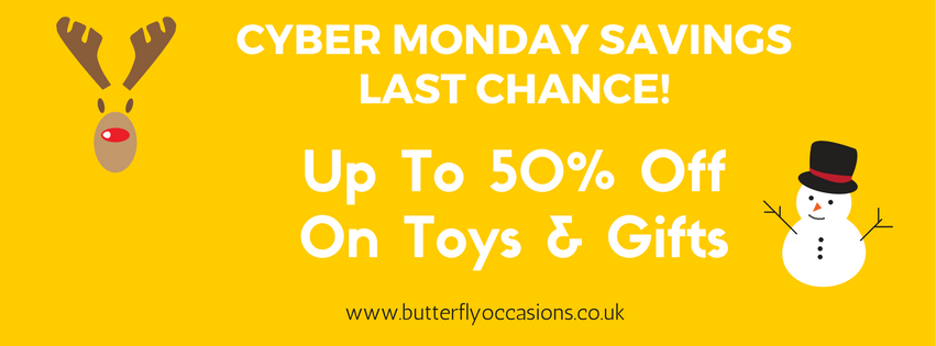 JoyFilledPlay's tweet photo. Enjoy #CyberMonday with up to 50% off Gifts &amp; Toys. Visit https://t.co/u8trp3v8VQ for all our #SpecialOffers! ***Hurry Ends midnight*** #CyberMonday https://t.co/D3139bfTp5