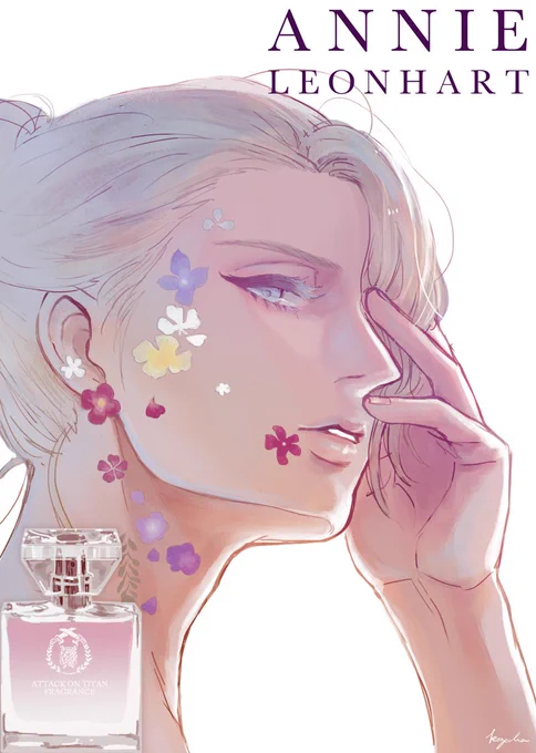 香水第三弾。嗅いだ印象を絵にしてみました。 