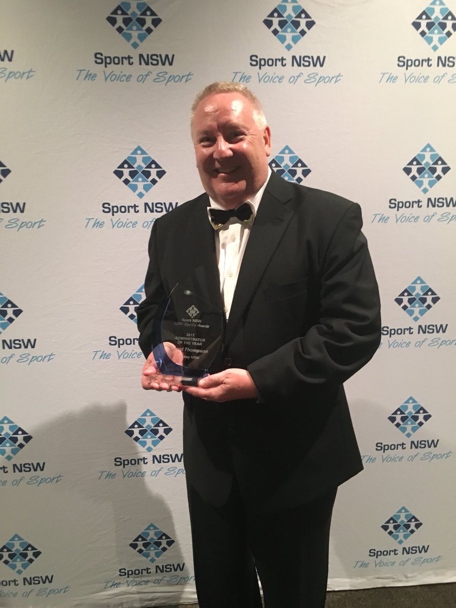Hockey_NSW's tweet photo. Our CEO David Thompson has just been awarded the 2017 Administrator of the Year!! 

Well done Thommo 👏🏻🏆 https://t.co/zU7hL4jiDb