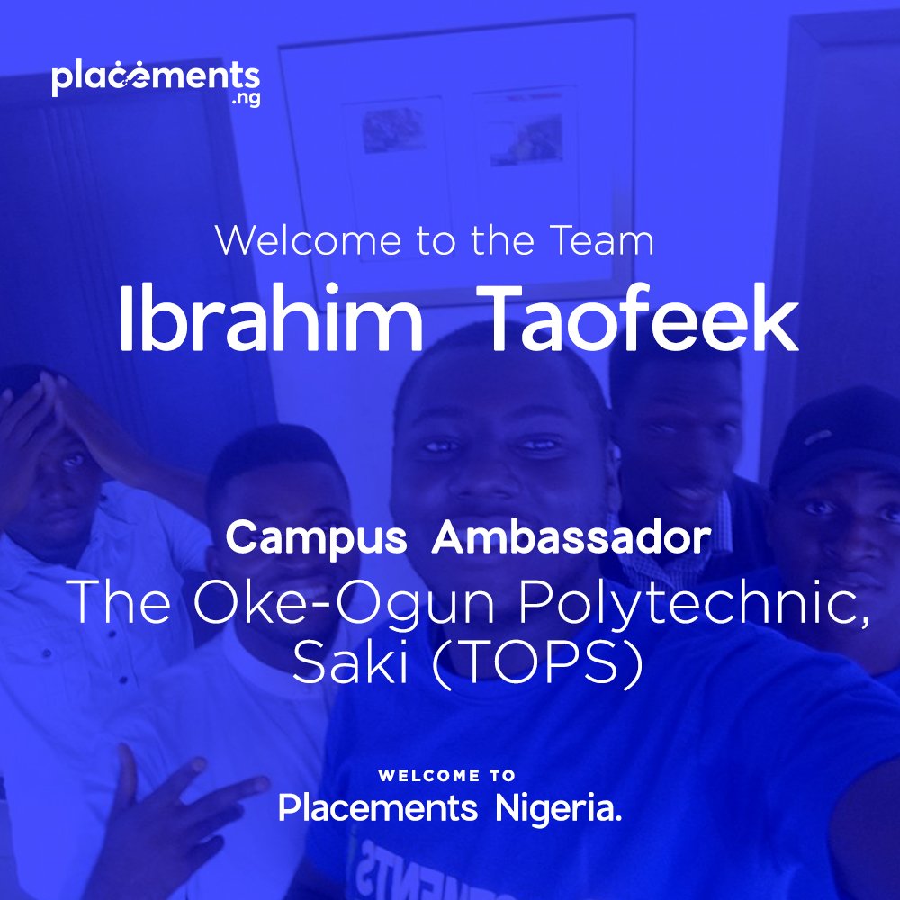 placements_'s tweet photo. 1. Meet some of our Campus Rockstars.
Placements campus Ambassadors Program 2017/2018.
#PAP #PAP17 #placementsng #internship #campus https://t.co/PtVIKzQGDA