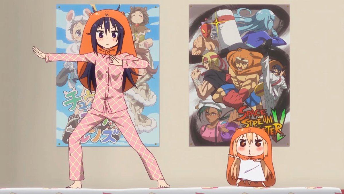 [애니플러스 11/27 23:00 방송『건어물 여동생! 우마루짱R』8화 "우마루와 히카리"] - 우마루의 제안으로 우마루의 집에서 자고 가게 된 키리에 & 건어물...