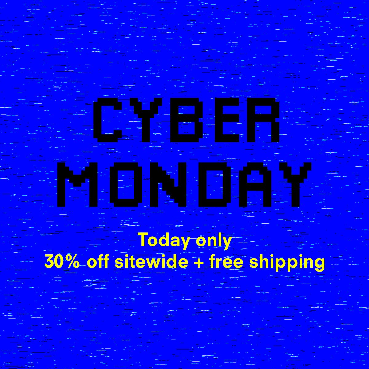 Cyber Monday! Today only, enjoy 30% off sitewide and free delivery #radshop #CyberMonday https://t.co/4f1iO0y2ly https://t.co/LyVM1Cw1ls