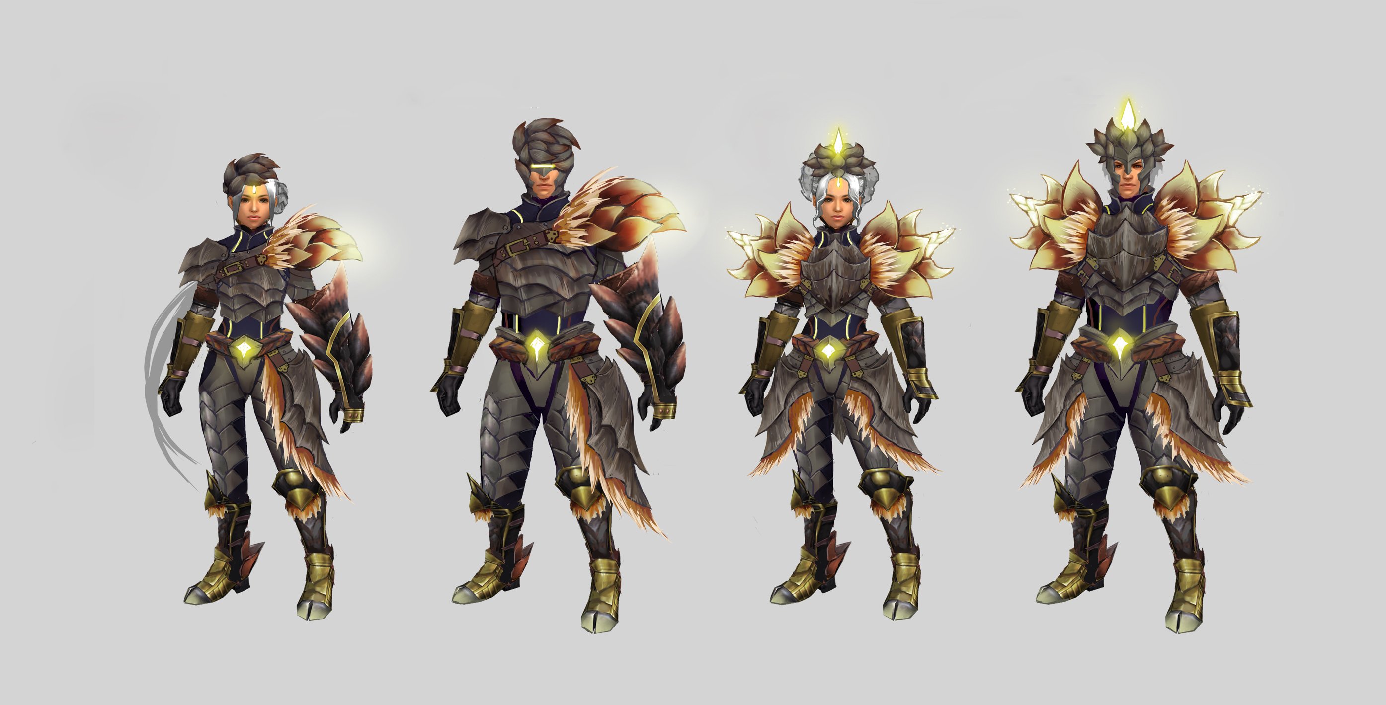 Toro Auf Twitter Concept Art For Zenith Inagami S Armor Sets The Design Was Based On The Developed Tail Of The Monster Https T Co Ain9tzfdkd Twitter