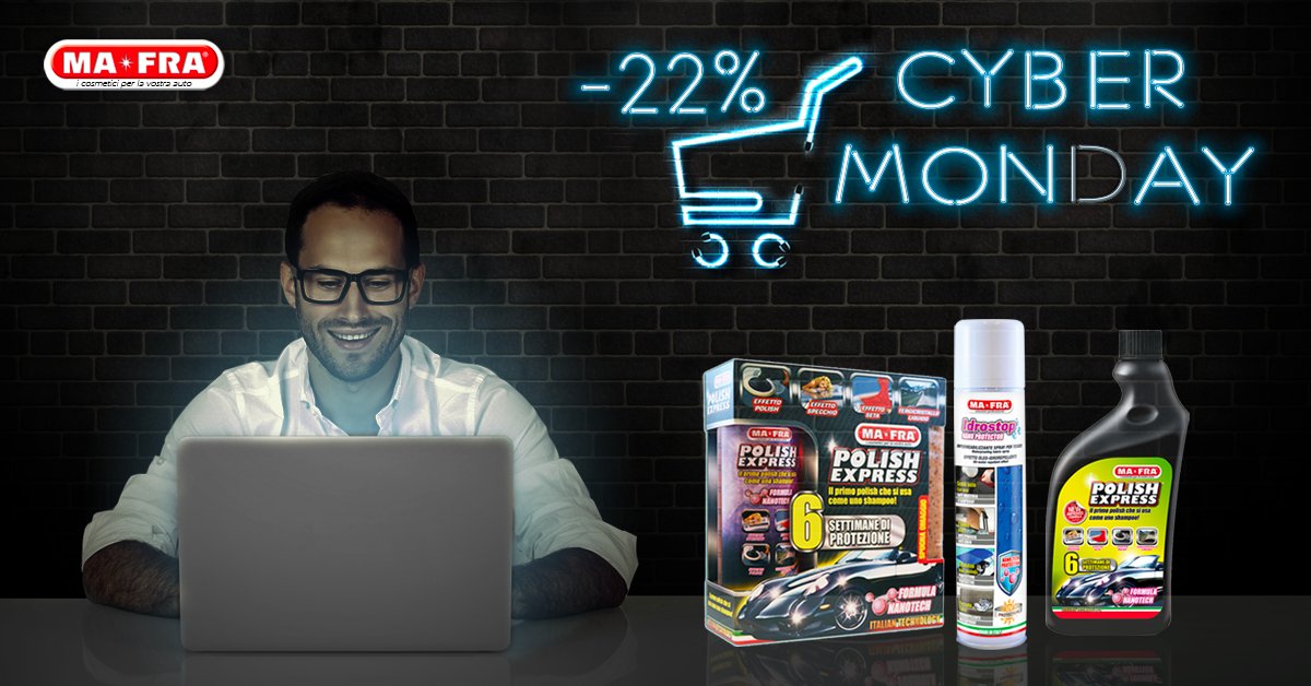 MaFra65's tweet photo. Non sei riuscito ad approfittare degli sconti del #BlackFriday?🛒
Solo oggi, per il #CyberMonday, non paghi l'IVA sui prodotti nanotech #MaFra. 👇
è 1 #OffertaLampo che terminerà OGGI alle ore 23:59 ! - https://t.co/bLW1egWd9t #sconti #saldi https://t.co/XWSFtIUw9B