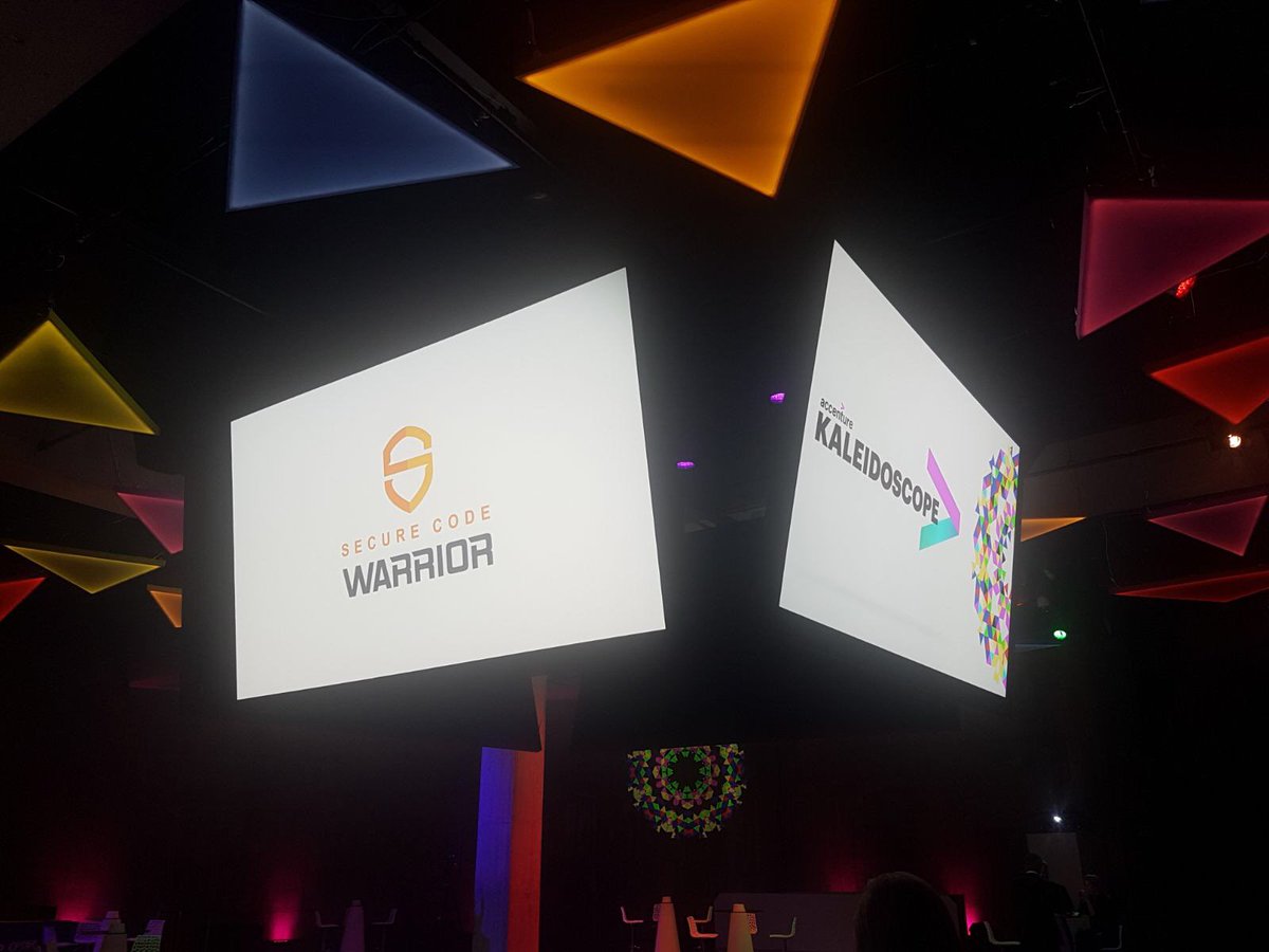 Du_Pre_David's tweet photo. We're excited to be at #Kaleidoscope2017, partnering with @AccentureUK #AdaptYourLens #securecodingexcellence https://t.co/rEupHPqFbT