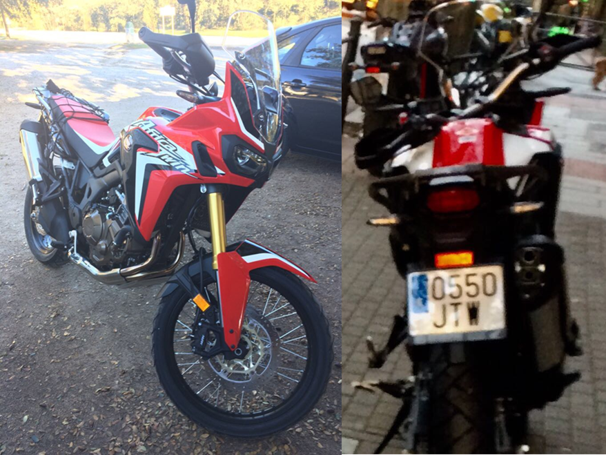 AnaCBarrio's tweet photo. Nos han robado #Moto en el garage en #madrid matricula 0550-JTW. Si la encuentras contacta con #PoliciaNacional gracias por hacer maxima difusion. #moteros #robo https://t.co/UKZaLKo30l