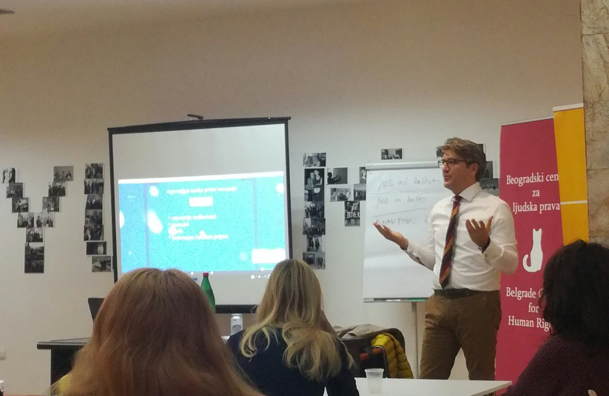 1nikolica's tweet photo. "Human rights and corruption" Vladan Joksimović @raiseeorg  #SchoolHumanRights https://t.co/pgMYtCqSkn
