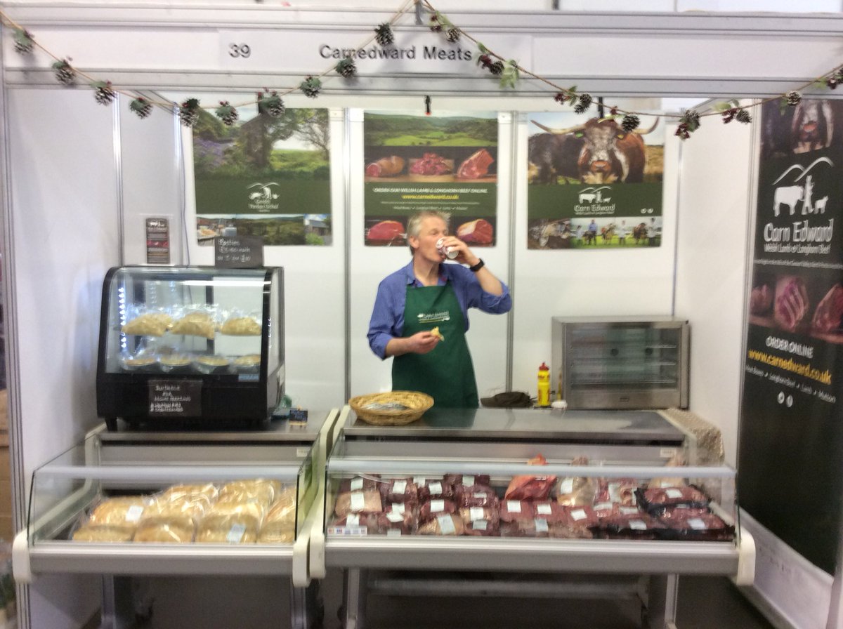 carnedward's tweet photo. Coffee break , @royalwelshshow #foodhall #welshmutton #longhornbeef https://t.co/HdqcxpzAiV
