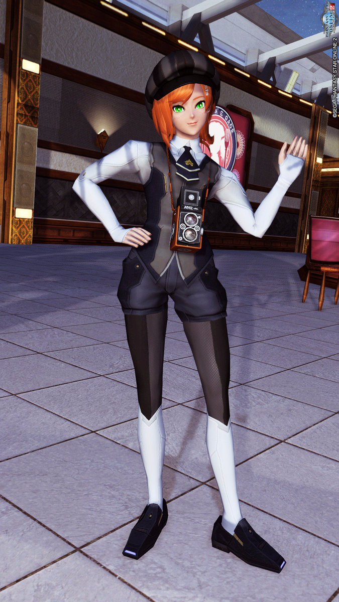 Cuore情報部看板息子ロット Pso2男の娘同盟 アルの黒衣m Ba で探偵助手風の服が出来ました 探偵っぽいマントはないので仕方ないですが かなり満足のいく出来です アルの服なので男性用しかないですし このコーデは男性特権ですね