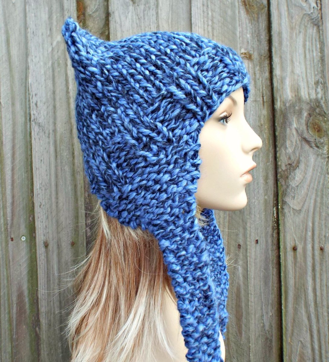 pixiebellshop's tweet photo. Blue Ear Flap Cat Hat - Acai Blue Knit Hat - Blue Hat Blue Beanie Blue… https://t.co/7EVIyeAENo #Etsy #BlueWinterHat https://t.co/eVU71T9kLE