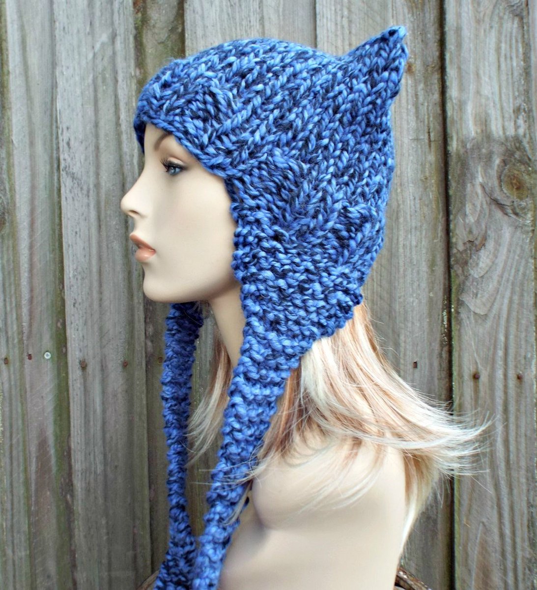 pixiebellshop's tweet photo. Blue Ear Flap Cat Hat - Acai Blue Knit Hat - Blue Hat Blue Beanie Blue… https://t.co/7EVIyeAENo #Etsy #BlueWinterHat https://t.co/eVU71T9kLE
