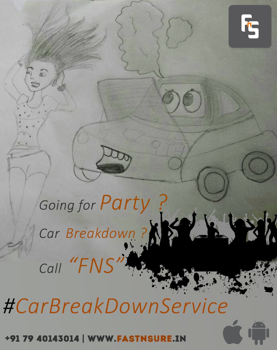 fastnsureindia's tweet image. Going to Party ? and Suddenly your #CarBreakdown ?
Call FNS #RoadSideAssistance or visit us: goo.gl/MvELQC