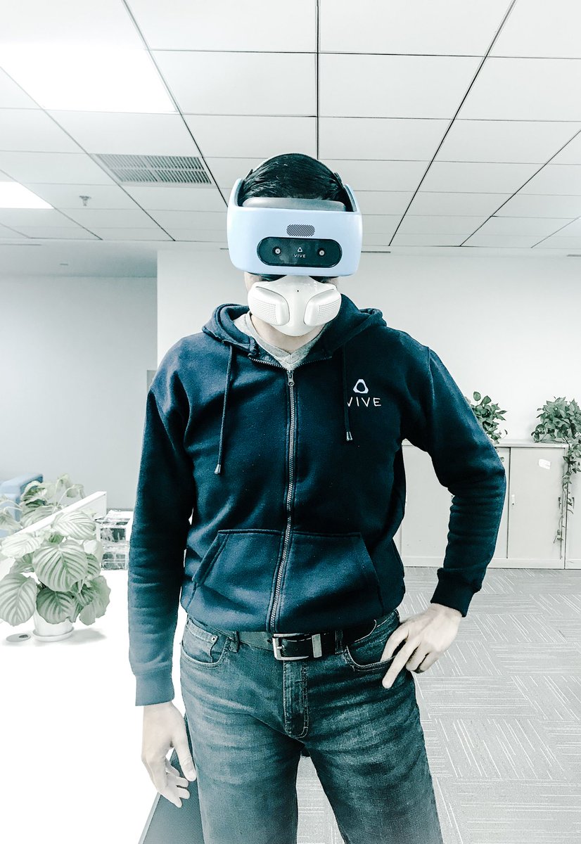 The Future arrived early at our office today... 😱 
#ViveFocus + #BlueSkyLab