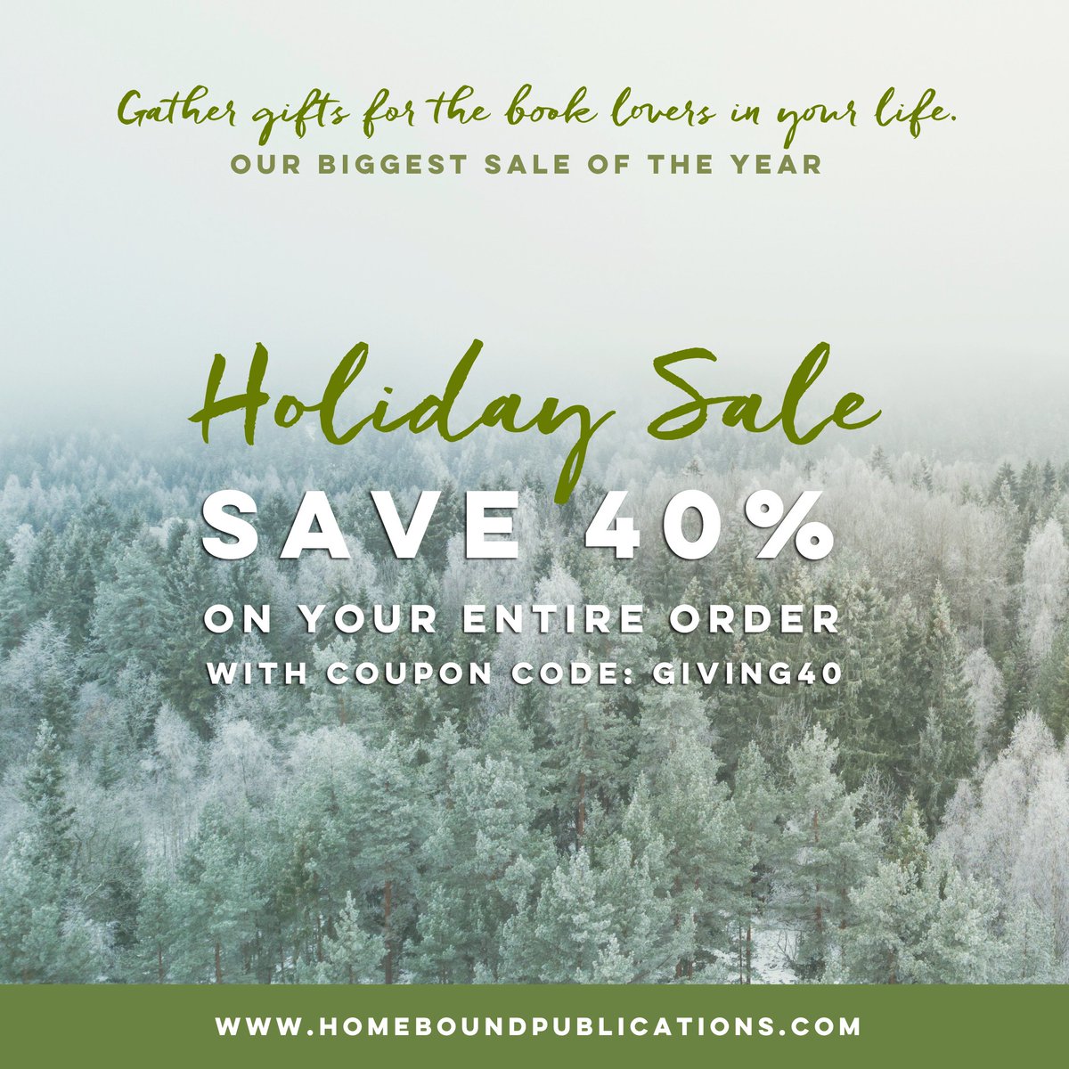 Homeboundpub's tweet photo. Our biggest sale of the year is kicking off early! #CyberMonday #indieauthors #holiday #Winter #bookstagram #bookstore #giftideas https://t.co/H76TQQGdSz https://t.co/Gm7lQLUNq9