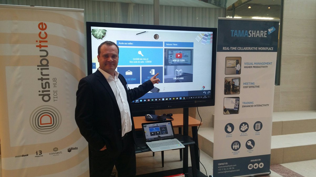 Tamaplace33's tweet image. Tamaplace en direct du Lab Banque de France avec @Distributice78 #Tamashare #InstantSharing