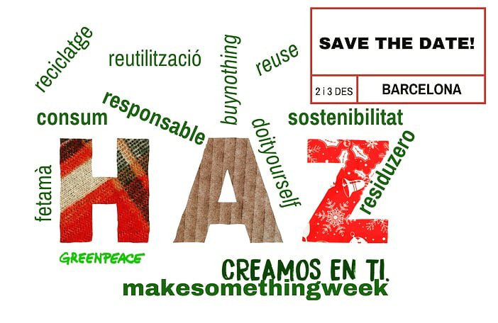S'acosten les Festes de Nadal i <a href="/opcions/">Opcions</a> us dóna eines i recursos per crear i reutilitzar enlloc de consumir. Els dies 2-3 de desembre serem a <a href="/calabria_66/">Federació d'Entitats Calàbria 66</a> amb <a href="/GreenpeaceCAT/">Greenpeace Catalunya</a> per oferir tallers, jocs i xerrades oberts a tothom. Si sou de #Barcelona, no us ho perdeu!