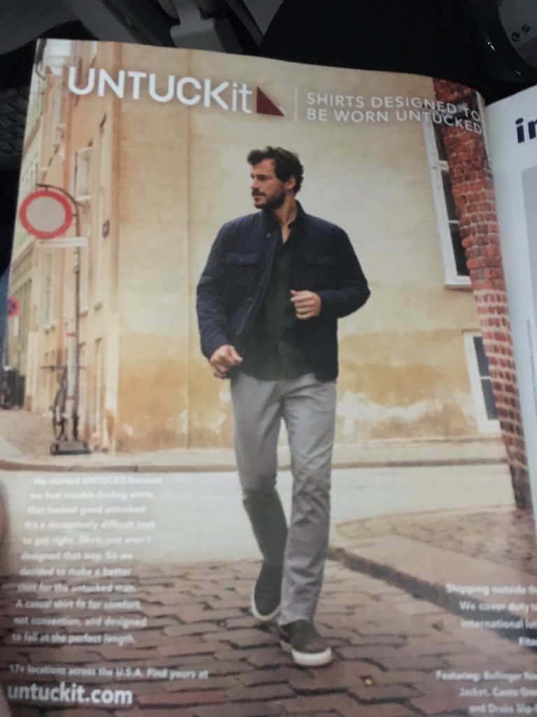 Huge breakthrough in the shirt world. They've finally developed a shirt that can be worn untucked #dreambig #disruption