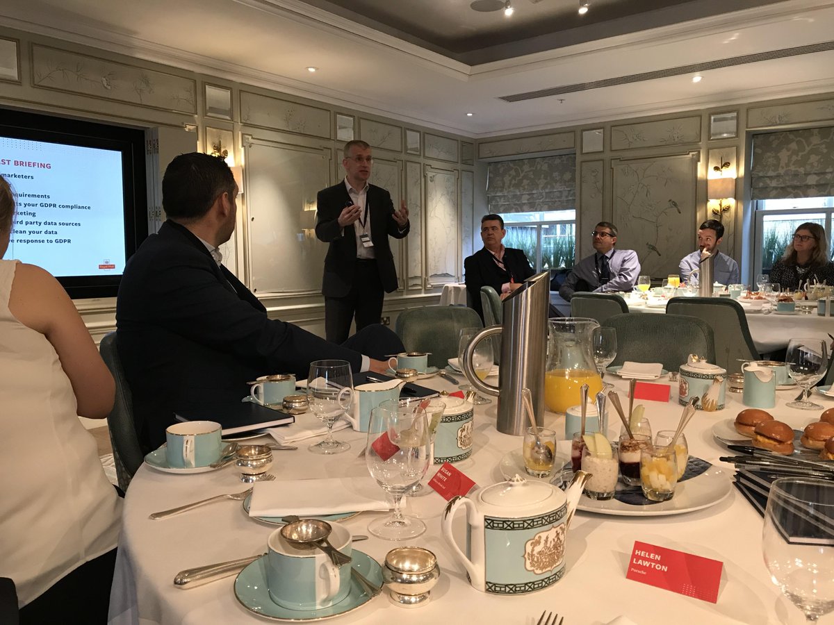 Don_F's tweet photo. Fantastic blog by @LaughlinPaul , recapping what was discussed  @MyCustomer and Royal Mail Data Services breakfast briefing last week at @Fortnums. Read his full recap to find out why the #GDPR requires #data quality: https://t.co/nCPC0QGIGw https://t.co/lRiPxEgc3p