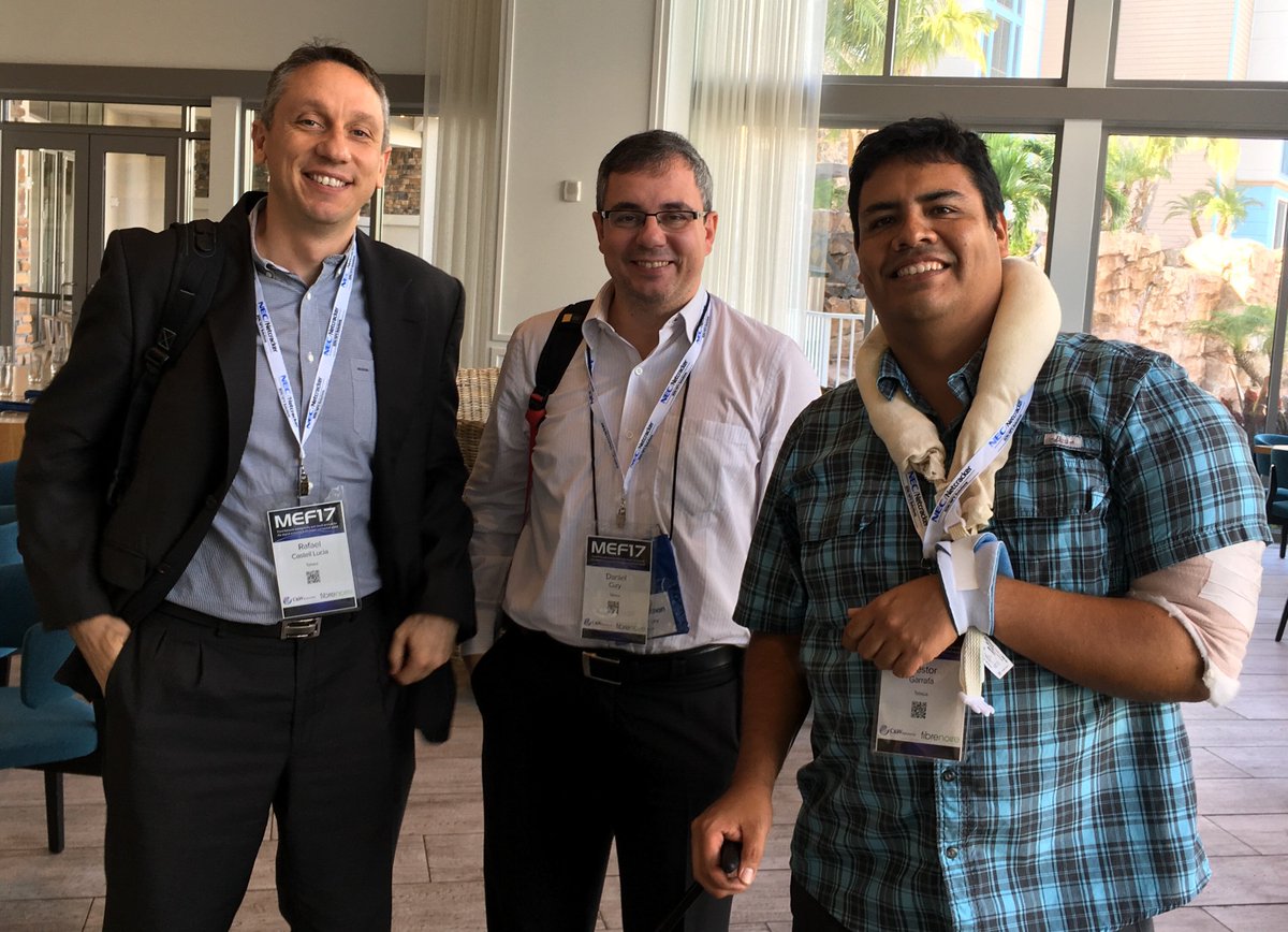 telxius's tweet photo. #Telxius attended to the #MEF17 event held in Orlando (USA) with the presence of Rafael Castell, Daniel Cury and Nestor Garrafa #EnablingCommunication https://t.co/0Qy0BsJKwq