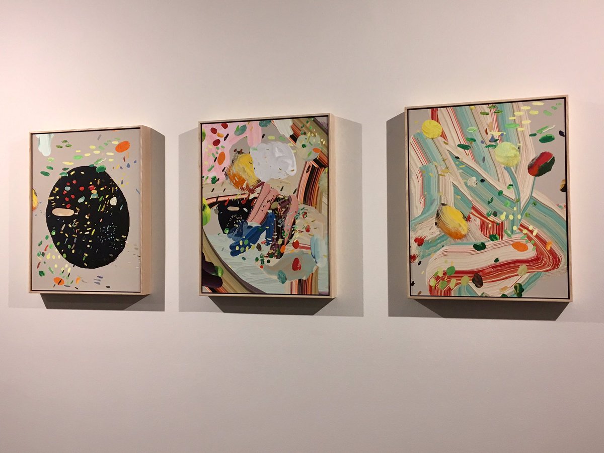 CBGallery1's tweet photo. Otto Ford creates paintings that push the limits of the #digital canvas, colour and paper printing processes to create works that are located somewhere between a #painting, a #print, a digital image, a screen and object. #Make_Shift https://t.co/fQcPgjOVNQ