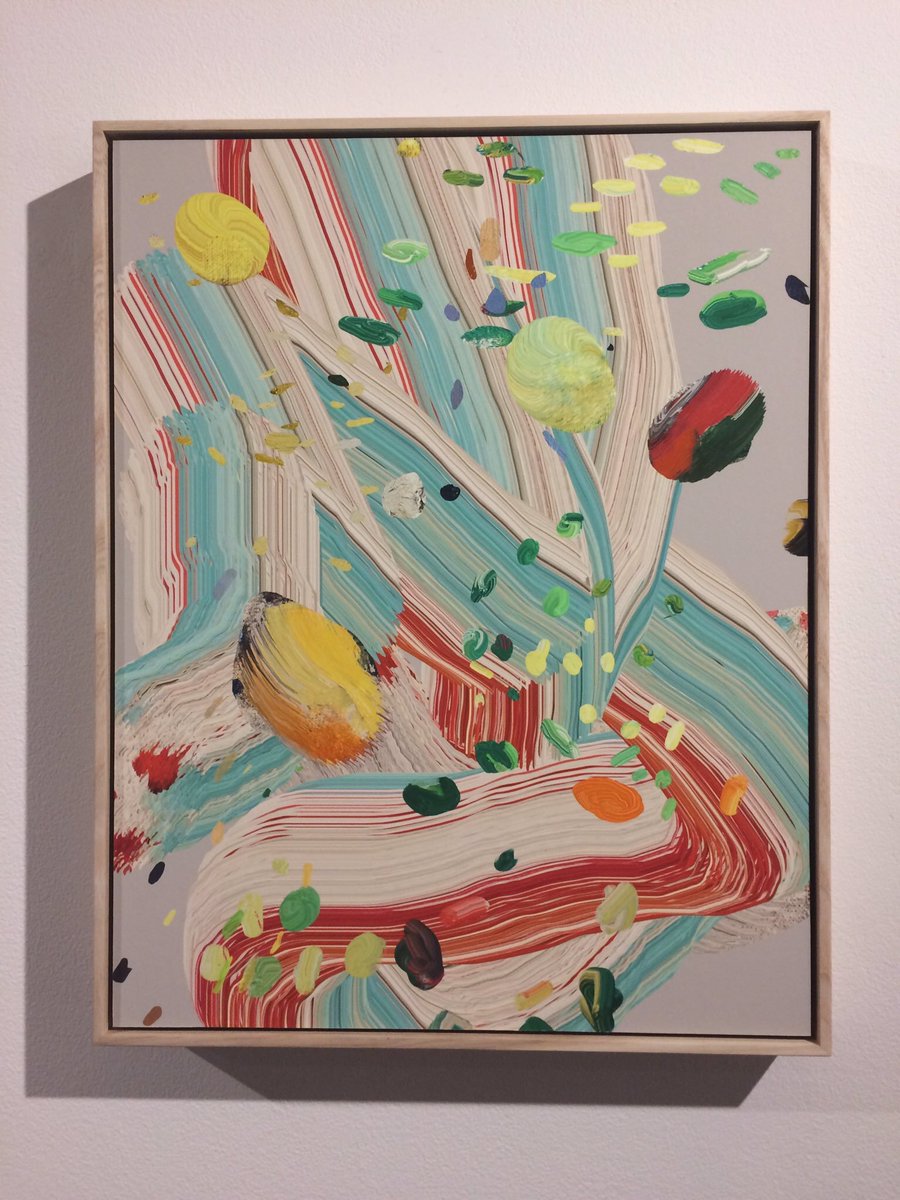 CBGallery1's tweet photo. Otto Ford creates paintings that push the limits of the #digital canvas, colour and paper printing processes to create works that are located somewhere between a #painting, a #print, a digital image, a screen and object. #Make_Shift https://t.co/fQcPgjOVNQ