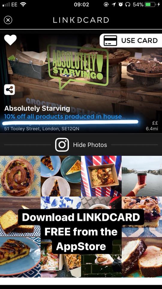 LINKD_CO's tweet photo. 10% Off All Products Produced in-house!
Discover Absolutely Starving
Access Exclusive Members' only Offers & Perks
Download LINKDCARD - FREE from the Appstore
https://t.co/hvUyTYV2NJ
#AbsolutelyStarving #LondonBridge #Free #Download #Win https://t.co/KfAQHajxZw
