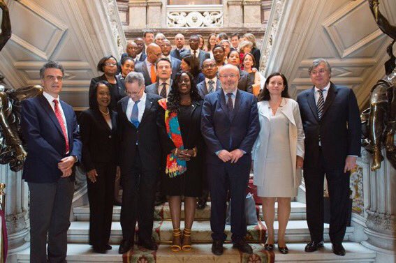 At <a href="/casamerica/">Casa de América</a> State Secretary for Latin America and the Caribbean <a href="/GarciaCasasF/">Fernando Garcia Casas</a> held political consultations with the Ambassadors of Caribbean countries accredited to the EU. bit.ly/2jp1HGY