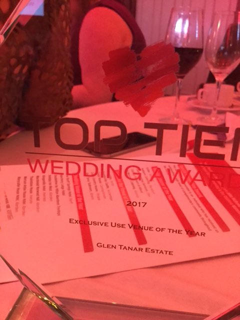 Glen_Tanar's tweet photo. What a great night at the #toptierawards , bringing the exclusive use venue award back to the #Ballroom this morning! Delighted :) https://t.co/bieN0rFiI7