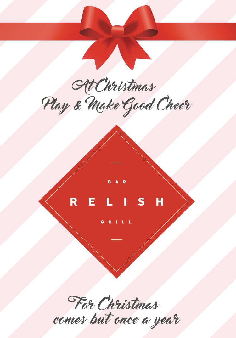 It’s nearly December!! (We can’t believe how fast this year has gone either) 

Still looking for the perfect place for a Christmas gathering with your friends? 

Look no further friends, we’ve got everything you need. 

👇🎄👇🎉👇
relish-doncaster.co.uk/festivemenu.pdf