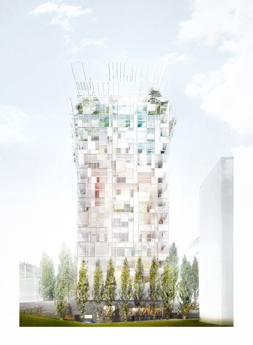La résidence YCONE à Lyon est un véritable « objet » architectural inédit. Cet immeuble de 86 appartements s’élancera fièrement au cœur de la Confluence ! ow.ly/O4aq30gPDn2 <a href="/ateliersjnouvel/">Jean Nouvel</a>  <a href="/SplConfluence/">Lyon Confluence (SPL)</a>