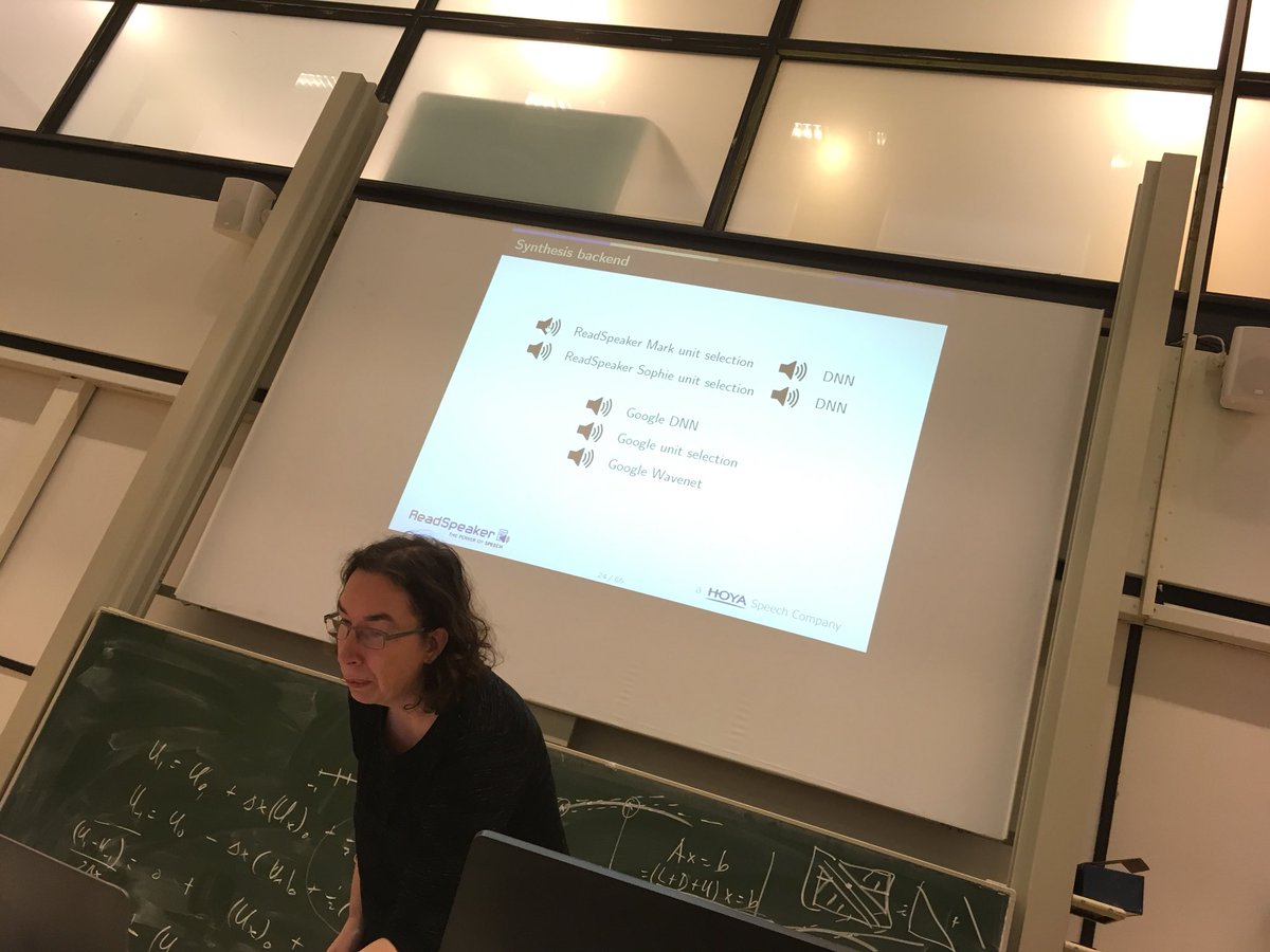 khiettruong's tweet photo. Really happy to have @judd_esther from @ReadSpeaker at @UTwente giving a guest lecture about speech synthesis in our speech processing course!! #interactiontechnology #humanmediainteraction https://t.co/US5clR8UEJ