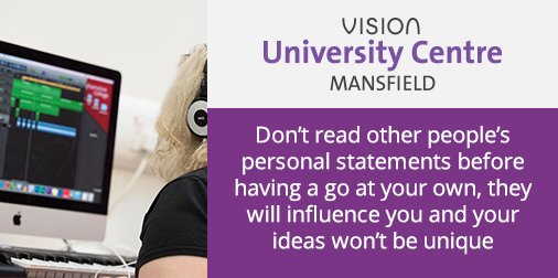 WestNottsHE's tweet photo. A new week; another tip for your #personalstatement https://t.co/2uhEnrrR85
