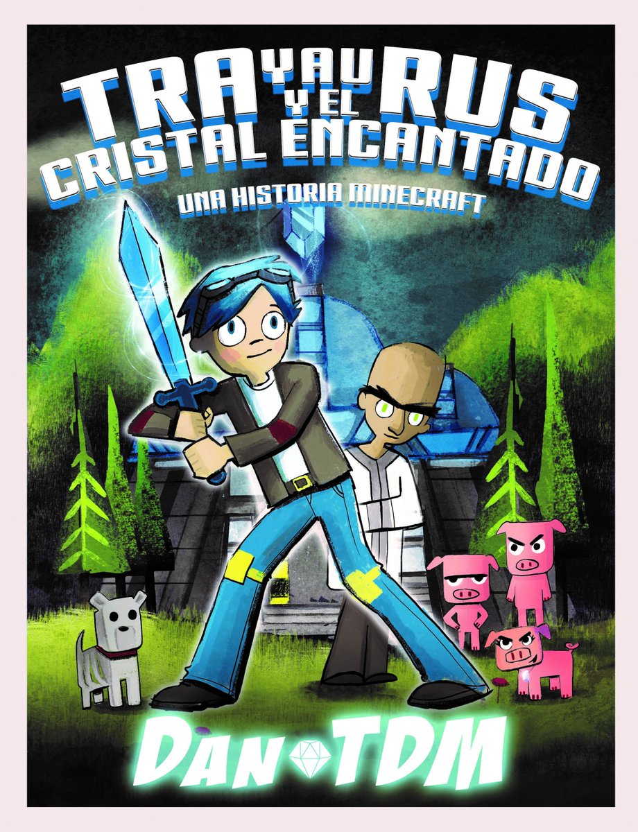 EugenioTuya's tweet photo. Contento que nuestro último libro de este año este dedicado a los chavales, quizá a algún adulto. El viejo enfrentamiento entre el bien y el mal...#Trayaurus y el diamante encantado llegando a librerías. #Minecraft https://t.co/CvR4AMWrTt