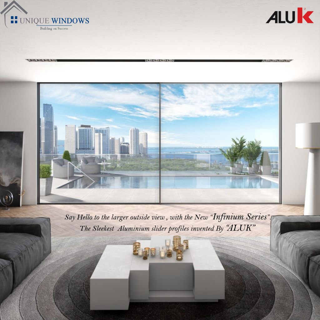 Uniquewindowss's tweet photo. Say Hello to Larger outside View , with the new  #infiniumseries The Sleekest Aluminium Slider windows by #Aluk #Innovativetechnology @Uniquewindowss  #uniquewindows deals in @AluK_GB aluminium door and windows #Alukwindows #alukaluminium #infiniumseries. @Laura_AluK https://t.co/wo3t1bepyK