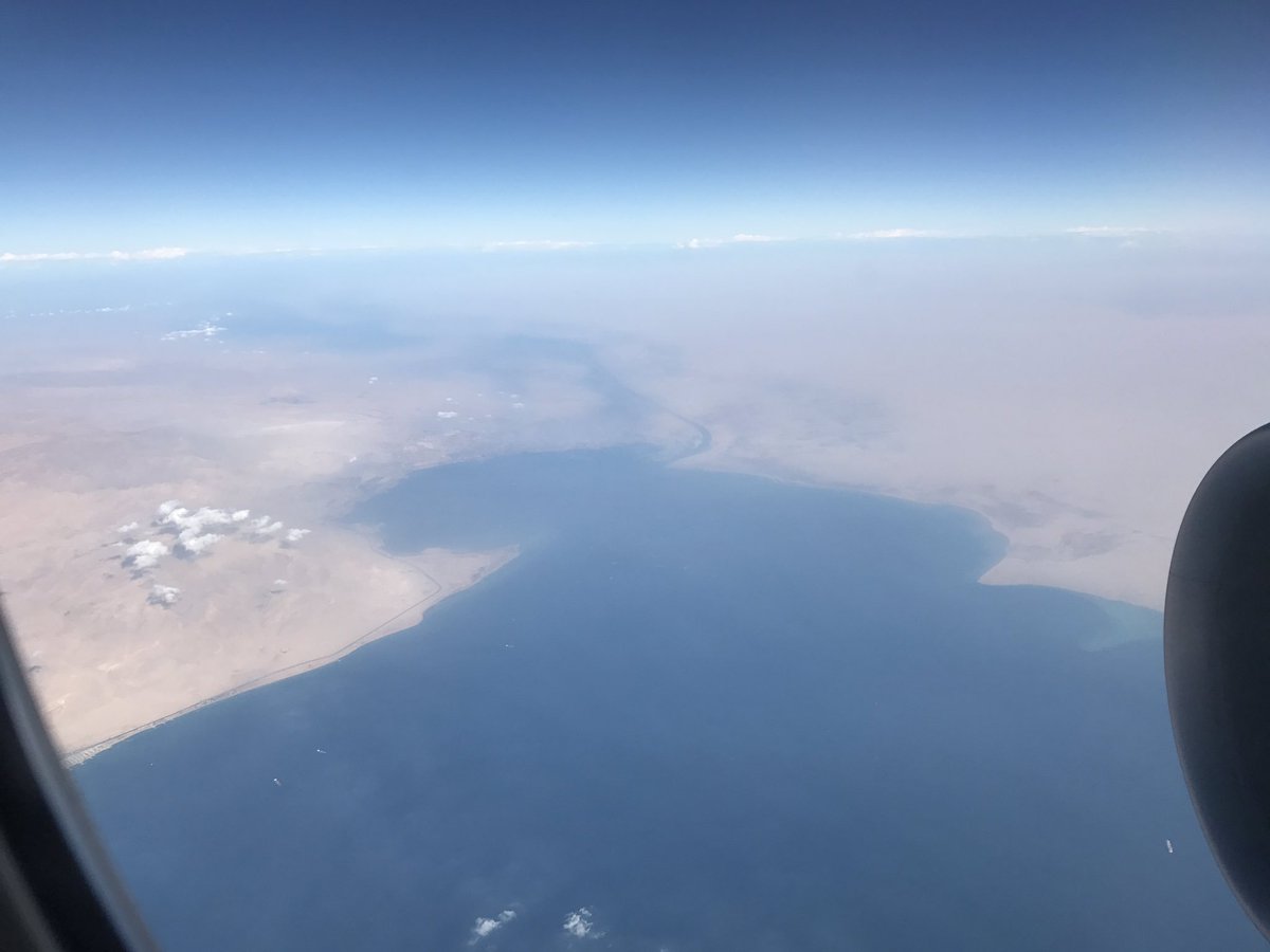 DCOnlineImpact's tweet photo. Great shot of the #SuezCanal in the distance https://t.co/Sg8TCGmBfd
