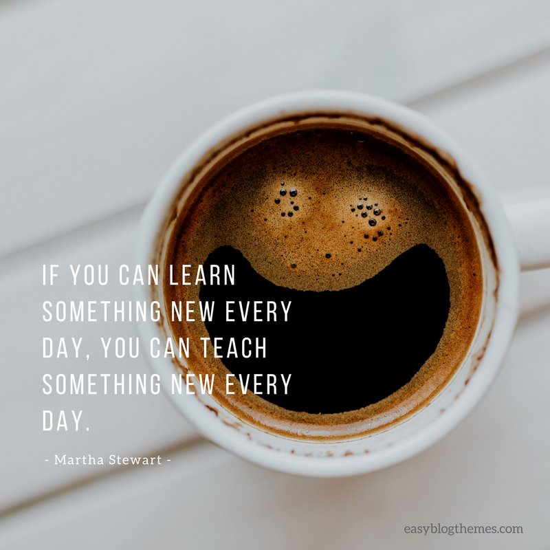 EasyBlogThemes's tweet photo. "If you can learn something new every day, you can teach something new every day."
- Martha Stewart
#qotd #quoteoftheday #quotesdaily #inspirational #motivational #food #blogniche
#easyblogthemes #wordpressthemes #wordpress #templates
Check our blog! https://t.co/Sin5ZrMlBG https://t.co/Yd4jacfl0M