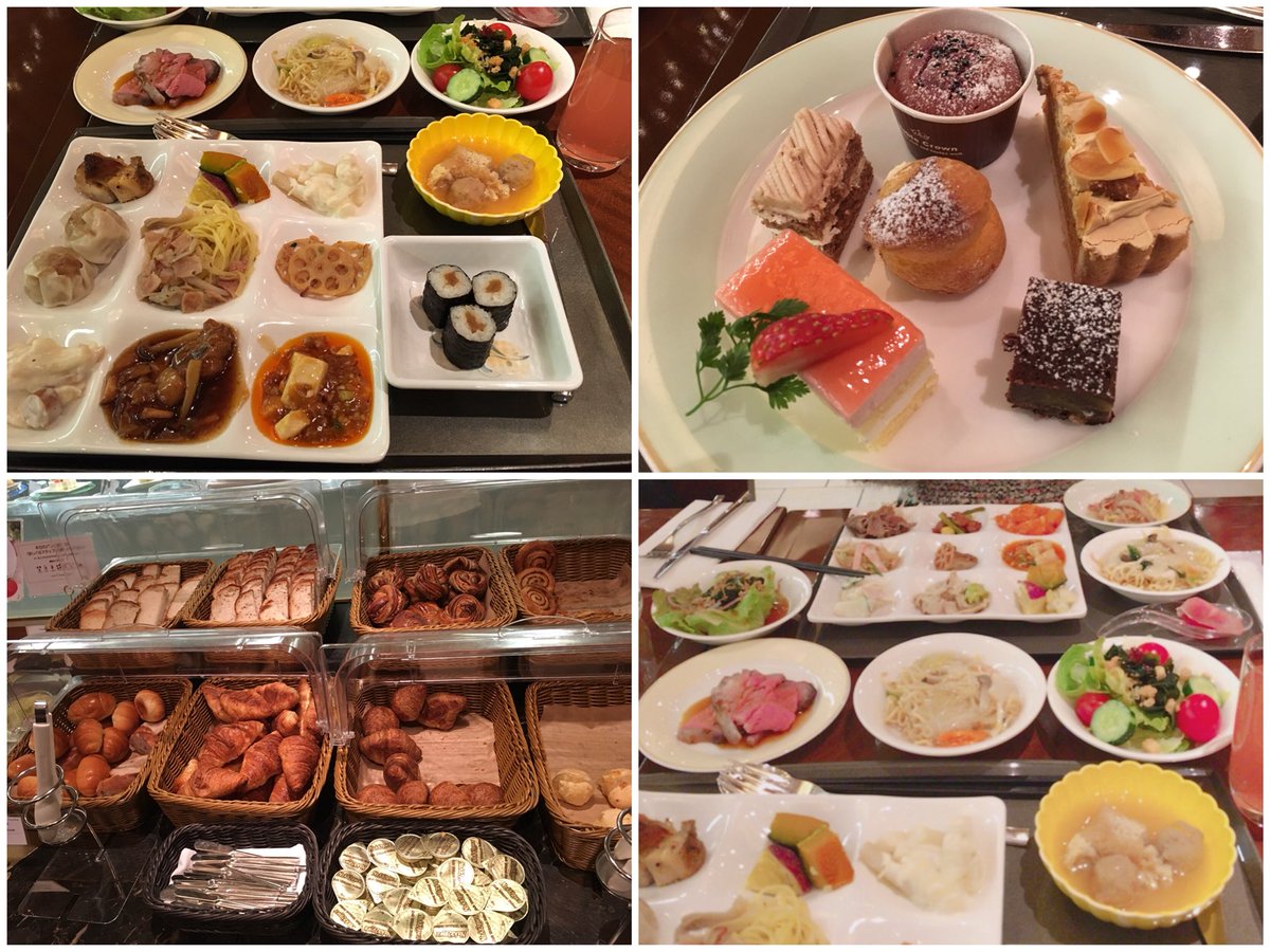 今日はママに誕生日サプライズしてきた！！1ヶ月前からこっそりホテルビュッフェ予約してて遂にこの日が💥

喜んでくれたみたいで…良かった〜
ビュッフェの料理種類凄く多いし、最高に美味しかった😋♡