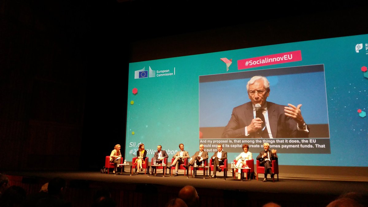 Sir RonaldCohen calling for 1billion€ EU impactfund to address societalchallenges exploiting the potential of #socinn & #digitaltransformation #SocialinnovEU @EU_ScienceHub @EU_Social @EUScienceInnov #impinv #futureofwelfare #socialimpact