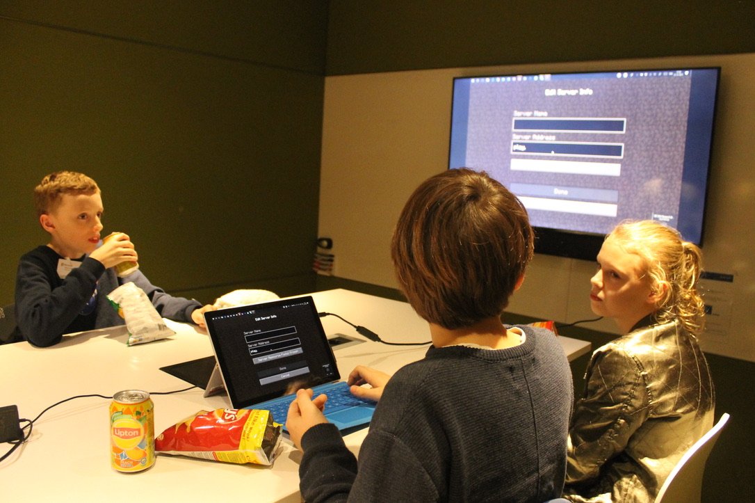 MarenScheffler's tweet photo. Last Tuesday, two happy winners of the main prize of my Minecraft-study took part in an Minecraft expert-workshop led by @Timkolijn. Read the article here: https://t.co/5UCce5SZhL
@CcaM_UvA @uvacomscience @UvA_Amsterdam @jesstpiotrowski #devmedent @microsoftnl @Minecraft @madiep https://t.co/QZUidKAWA4