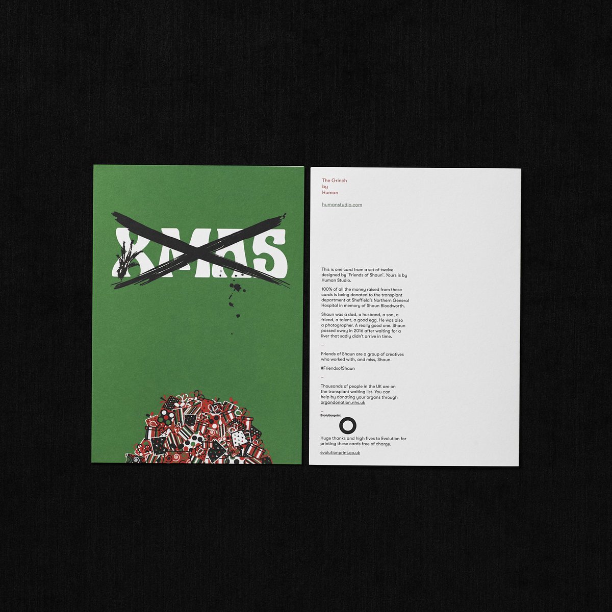 faveplaces's tweet photo. #FriendsofShaun Christmas card 10: The Grinch by @Humanstudio1 > 12 cards. £10. 100% donated to Sheffield Hospitals. Buy yours here > https://t.co/AQiFxgcSFl https://t.co/JstimuEjPC