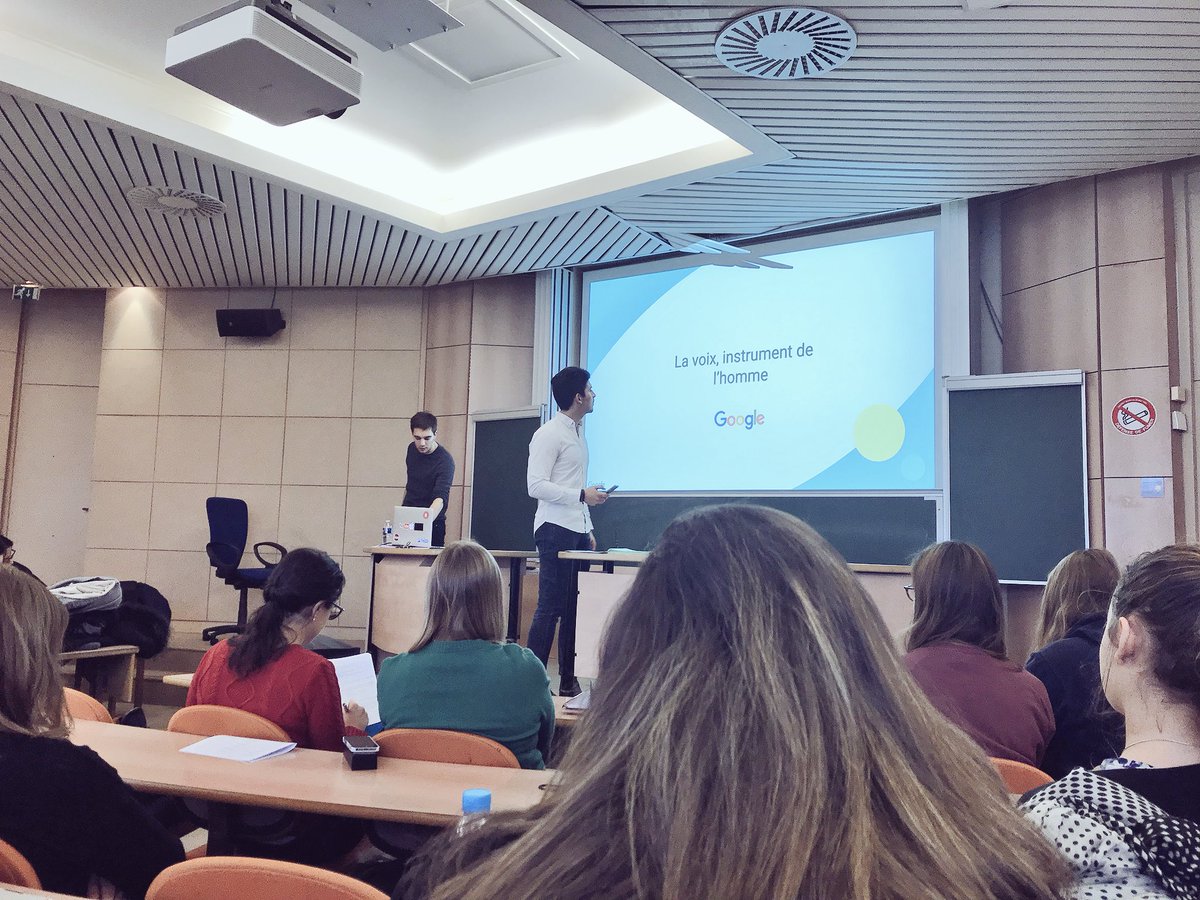 gwladystouvron's tweet photo. Merci à @EtienneGarcia1 et @A_Gllx d’être venus dans les locaux de l’@essec nous présenter le Markering sur-mesure chez @Google. #MSMMD2018 https://t.co/1vOv9A33UY