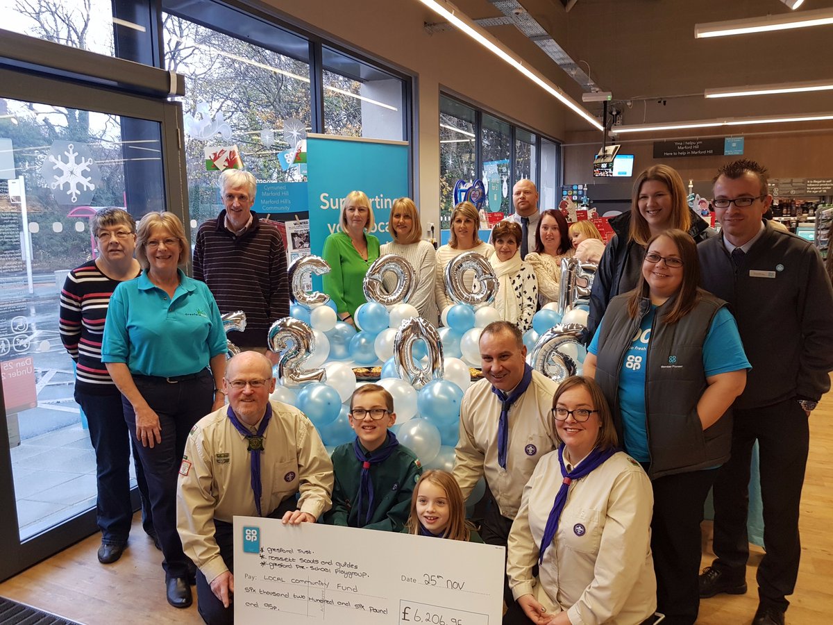 GresfordTrust's tweet photo. Thank you to @CoopMarford for the donation of £2,275.50 from your Community Fund. This money has been well spent on the purchase of a defibrillator for public use. https://t.co/57ZnaifNg8